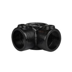 Doos Hoekstuk doorlopende staander - zwart-B / 26,9 mm (70 stuks)